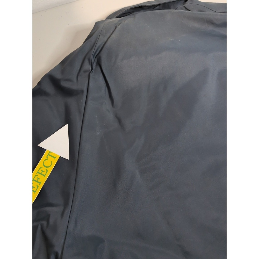 Vintage Artex Men's Navy Blue Windbreaker Jacket Sz L Faded Symbol USS Haleaka - Picture 10 of 12